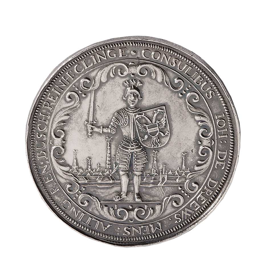 Penning honderdjarige herdenking Reductie stad Groningen 1594-1694